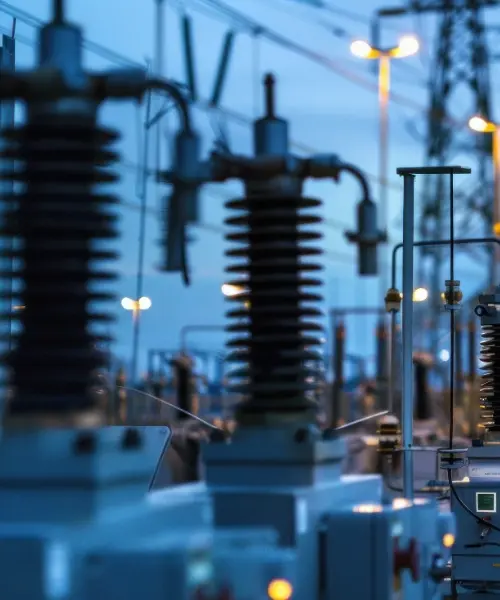 A electrical transmission station